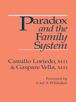 cover image of Paradox and the Family System